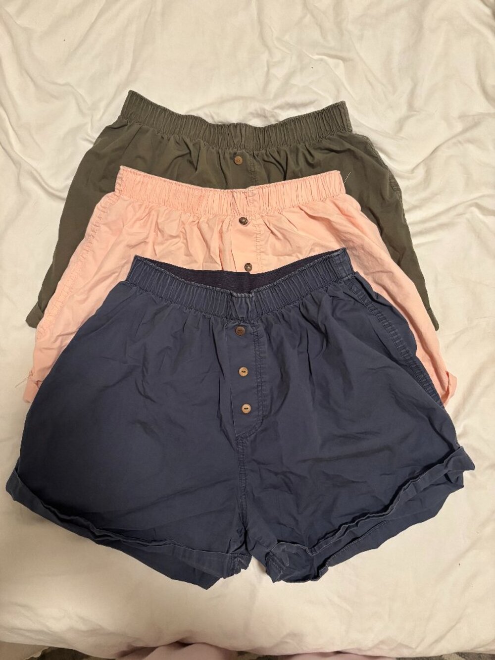 Free People Intimately boxer set of 3 size XS